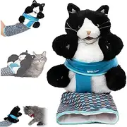 Cats Puppet Wrestler,Cat Wrestling Toy Puppet, Interactive Hand Puppet with Tough Padding for Safe Play, Boredom Durable Plush Stuffed Animal Toy for Cats