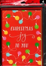 Merry Christmas Assorted Happy Holidays Joyful Moments Hallmark Cards - Set of 8