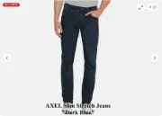 Buffalo David Bitton Men's Axel Slim Stretch Jeans (DARK BLUE,32X34) NWT