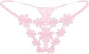 [GRRKDFQ] Women's Lingerie Sets See Through Crotchless Lingerie Hollow Out Thong
