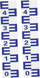 2pcs Adhesive Pool Water Level Ruler Water Level Gauge Decal Pool Water Level Scale