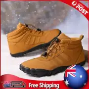 Fur Lined Snow Boot Winter Barefoot Boots Women Men Lace Up Boots for Winter