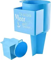 Cup Holder for Beach - Vacation Drink Cup Holder, Sand Beach Cup Holder Coaster | Men Drink Cup Container for Outdoor Concert, Women Drink Cup Container for Outdoor Concert for Keys Beverage