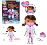 Disney Junior Doc McStuffins Wash Your Hands Doll With Mask and Accessories Play