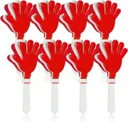 8Pcs Jumbo 7.5 Inch Hand Clappers Noise Makers Giant Large Plastic Noisemaker...