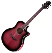 Crafter Noble TPS Transparent Purple Small Jumbo Flame Maple Acoustic Guitar