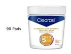 90 Pack Clearasil 5 in 1 Daily Cleansing Medicated Pads Stubborn Acne Control