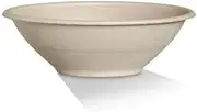 40oz Unbleached Sugarcane Bowls 500pcs Eco Friendly, Compostable Containers Microwave, Oven & Freezer Safe Greaseproof Natural Food Bowls for Soups, Curries, Noodles