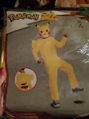 Pokemon Pikachu Classic Halloween Child Costume Medium (7-8) Disguise NIP Sealed