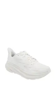 HOKA Clifton 9 Running Shoe in White/White at Nordstrom