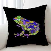 Artistic Frog Cushion Cover