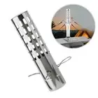 Outdoor Tent Stove Exhaust Pipe with Rain Cap and Stainless Steel Design