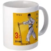 11oz mug Vintage 1965 Ryukyu Islands Makiwara Strengthening Stamp Coffee Cup