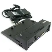 NEW Dell E-Port Replicator with 130 Watt Power Adapter