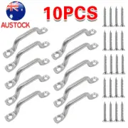 10x Stainless Steel Heavy Duty Lashing Ring Tie Down Strap-Point Anchor Trailer