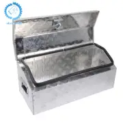 30"x13"x13" Trailer Tongue Diamond Tread Tool Box for Pick Up Truck Bed RV ATV