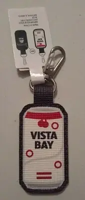 ALDI Quarter Slot Vista Bay Soda Shaped Key Fob Chain Ring Tag Holder NEW
