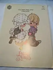 Gently used Gloria & Pat Present Precious Moments Counted Cross Stitch Book-PM 2