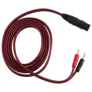 XLR to Banana Speaker Cable,XLR 3 Pin Female to Dual Banana Plugs Audio1806
