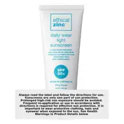 Ethical Zinc Daily Wear Light Sunscreen SPF50 100g