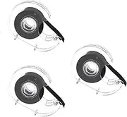 3 Roll Magnetic Tape Dispenser, Flexible Magnetic Tape Magnetic Strip with Adhesive Backing and Tape Dispenser, Magnetic Tape Roll for Crafts DIY Board Home Office (3)