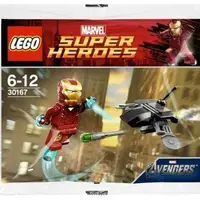 在飛比找蝦皮購物優惠-LEGO 樂高 超級英雄人偶  鋼鐵人3 MK6 30167