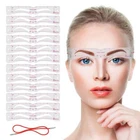 Fixable Grooming Shaper Template Eyebrow Stencil Eye Brow Stamp 12 Styles