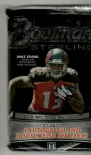 2014 Bowman Sterling 5-card Football Hobby Pack Garoppolo AUTO RC ??
