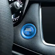 Thor-Ind Engine Start Stop Button Cover Trim Ignition Switch Decorative Ring Sticker for Cadillac XT5 CT6 XTS CTS SRX Blue