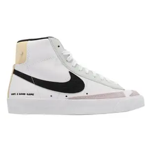 Nike 休閒鞋 Blazer Mid 77 運動 女鞋 經典款 皮革 穿搭 後跟可替換塑膠片 白 黑 DO2331-101 [ACS 跨運動]