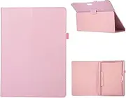 Acphtab Case for Microsoft Surface Pro 8, Ultra Slim Multi-Angle Protective Stand Cover, Shockproof PU Leather Cover with Pencil Holder for 13.0" Microsoft Surface Pro 8 2021 Release (Pink)