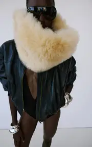 [The New Arrivals Ilkyaz Ozel] Cherryx Tantra Lambskin Jacket