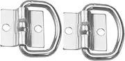 Heavy Duty Trailer Anchor Lashing Rings Set Truck Bed Cargo Tie Down Hooks for Utility Trailers