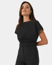 Bonnie Gathered Peplum Top