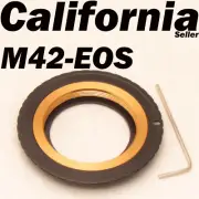 M42 To Canon EOS EF Adjustable Lens Adapter 5DIII 5DII 6D 5D 7D 60D 700D 650D 60