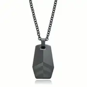 Tensity Stainless Steel Dog Tag Women's Necklace Elegant Jewellery