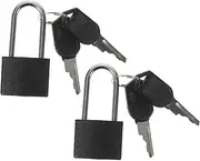FOMIYES 2 Sets Mini Padlock Set with Keys Durable Antique Locks for Cabinets Luggage and More Convenient Lightweight Design for Home Travel and School Use