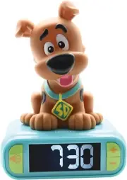 Interactive Scooby-Doo Alarm Clock - Kids' Favorite with Luminous Display