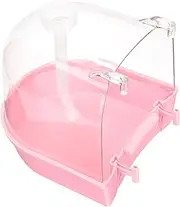 POPETPOP 1Set Bird Bath Basin for Parrots Durable Bathing Box for Birds Creative Bath Tool for Parrots and Finches for Indoor and Outdoor Use Easy to Clean