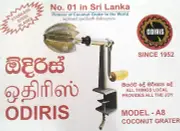 ODIRIS Coconut Scraper Grater A-8 STAINLESS STEEL Blades High Quality and Cover