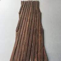 在飛比找momo購物網優惠-【沃克嚴選】燻木伸縮籬笆H150 150X25X1.3cm 