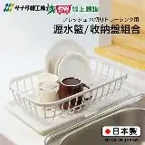 在飛比找遠傳friDay購物優惠-SANADA 水槽濾水籃/濾水墊(白) 日本製 瀝水籃 收納