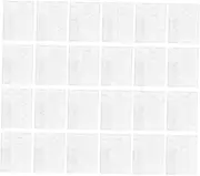 BATHVEVE 40Sheets Double Sided Nail Glue Stickers for Nail Art Transparent Jelly Adhesive Tabs Flexible Manicure Accessory for DIY Nail Designs Suitable for Home and Salon Use