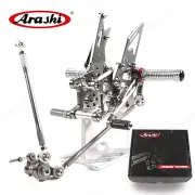 Reversed Shift Adjustable Racing Footrest Rearsets For Honda CBR600RR 2007 2008
