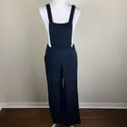 Ace & Jig Blue Jumper Overalls Jumpsuit Size XS Cadet Auggie Pants Hip Hop Retro