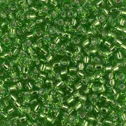 Silver-Lined Lime Miyuki Seed Beads 8/0 (8-92423-TB)
