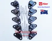 HOOK TWO HOLE Bunji loop Bungee loop hook Ute Boat Tonneau Marine Repairs 10 pk