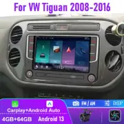 7" For VW Tiguan 2008-16 Wireless Carplay Android Auto Head Unit Radio GPS Navi