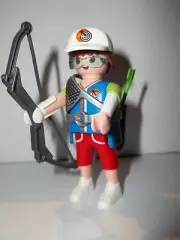 Playmobil,OLYMPIC ARCHER,COMPETITION,COMPOUND BOW,Series #14 Figure