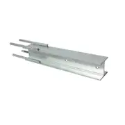 Pioneer 100 x 100mm 2.75m Galvanised Steel H Joiner Post Upright Sleeper
